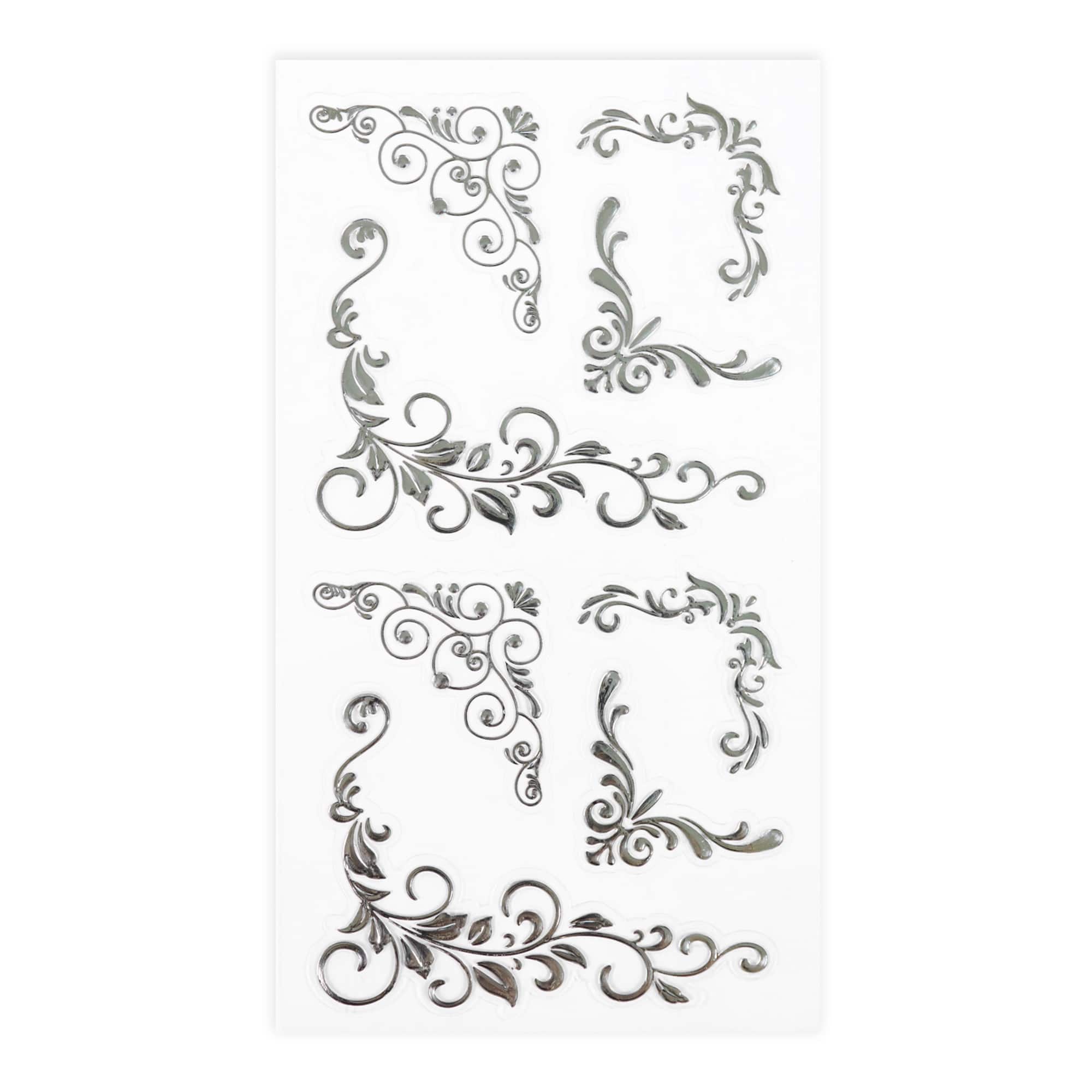 Silver Corner Stickers by Recollections™